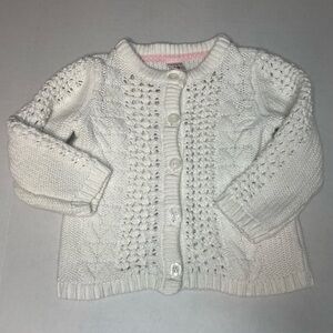 Carter's White Knit Sweater for Kids